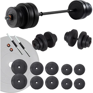 55 Kg Vinyl Halter Dambıl Seti Ağırlık Seti Fitness Seti