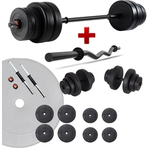 38 kg Z Bar Halter Seti ve Dambıl Seti Ağırlık Fitness Seti