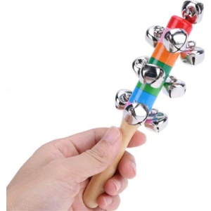 Wooden Toys Ahşap Eğitici Geliştirici Çubuk Çıngırak