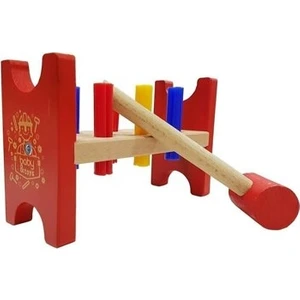Wooden Toys Ahşap Eğitici Geliştirici Çekiçli Çak Çak Tak Oyunu