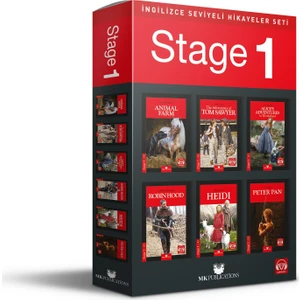 İngilizce Hikaye Seti – Stage 1 - 6 Kitap Set