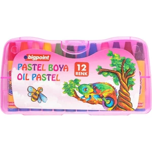 Pastel Boya 12'li Pls.Özel Kutuda Pembe