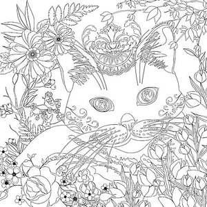 Baskılı Press Tuval 30 x 30 cm Kedi