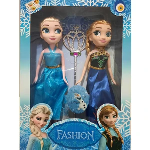 Bobo Toys Karlar Ülkesi Frozen Elsa ve Anna 2'li Bebek Seti