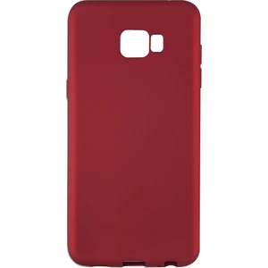 Samsung Galaxy C5010 C5 Pro Uyumlu Arka Koruma Silikon Kılıf Bordo