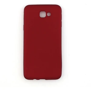 Samsung Galaxy G570 J5 Prime Uyumlu Suide Silikon Kılıf Bordo