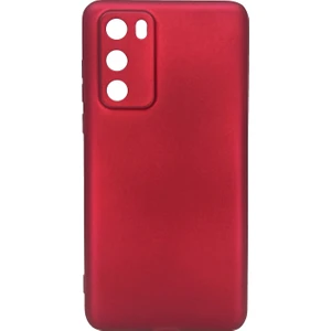 Huawei P40 Uyumlu Suide Silikon Kılıf Kırmızı
