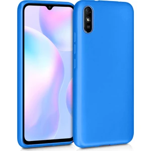 Xiaomi Redmi 9A Uyumlu Nano Silikon Kılıf Mavi