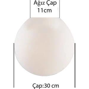 Modi Lighting 30 cm Mat Karpuz Avize Camı