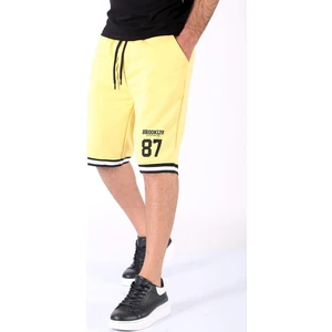 Sarı  Erkek Regular Fit Şort 5405