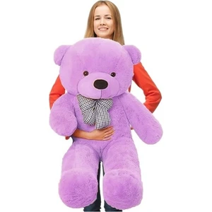 100 cm Papyonlu Lila Büyük Ayıcık %100 Yerli