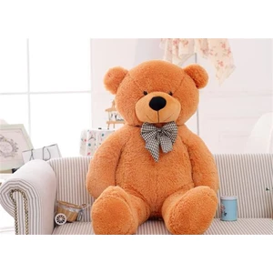 80 cm Rengarenk Papyonlu Ayıcık %100 Yerli