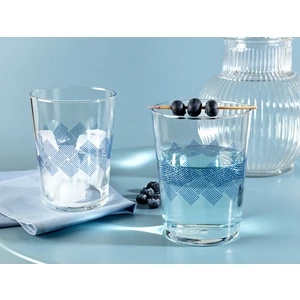 Madame Coco Pierretta Blue Rugs 4'lü Meşrubat Bardağı Seti