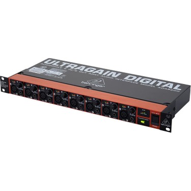 DJ機材 Behringer ULTRAGAIN DIGITAL ADA8200 Behringer Ultragain Dijital ADA8200 8-Kanal Midas Mic Preamp Fiyatı