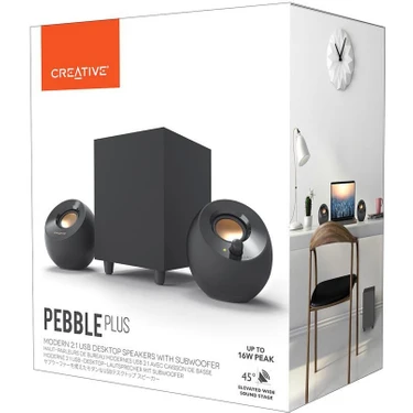 Creative Pebble Plus Siyah 2.1 35W USB Multimedya Stereo Fiyatı