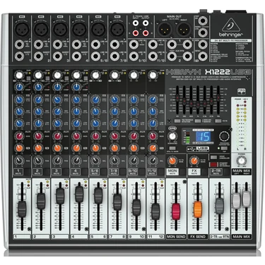 Behringer Xenyx X1222USB 12-Kanal Analog USB Deck Mixer Fiyatı