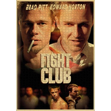 Guven Serigrafi Fight Club 1000 Parca Cerceveli Ahsap Puzzle Fiyati