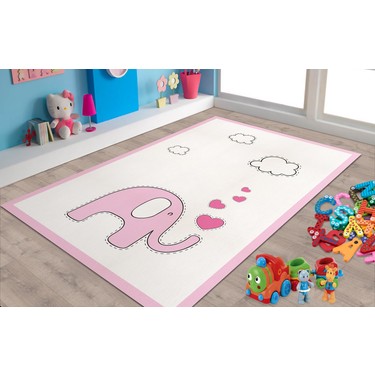 kiparis fil desenli cocuk odasi halisi tafting hali fiyati