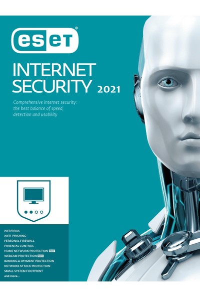 Eset NOD32 &amp; Internet Security 2021 1-3-5-10 Pc Dijital Lisans (Resmi Bayi)