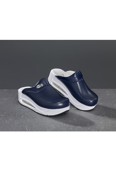 20TASARIMTERLIK Lacivert Airmax Sabo Terlik Hemşire Terliği Doktor Terliği Hastane Sabo Terlik Medikal Sabo Airmax Terlik Air Sabo Terlik