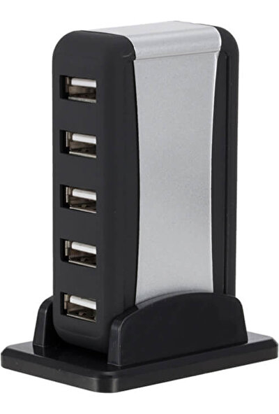 Wozlo 7 Port USB Çoklayıcı USB Hub Çoğaltıcı - Adaptörlü Pc Notebook