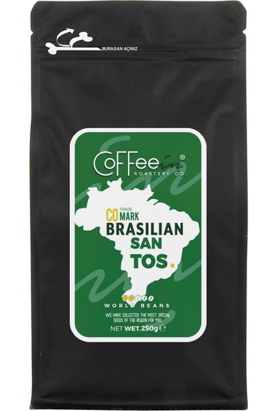 Coffeein Brasil Yöresel Filtre Kahve 250 gr