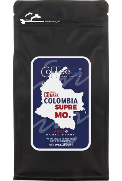 Coffeein Colombia Yöresel Filtre Kahve 250 gr