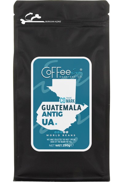 Coffeein Guatemala Antigua Yöresel Filtre Kahve 250 gr