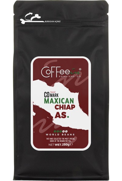 Coffeein Mexican Chipas Yöresel Filtre Kahve 250 gr