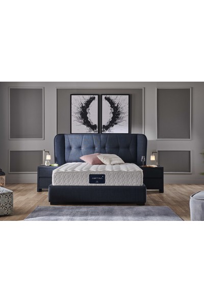 Serabed Astra Kuştüyü ve Hyper Süngerli 100 x 200 cm Yaylı Yatak