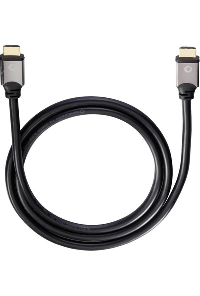 Oehlbach Black Magic High Speed Ethernet Destekli HDMI Kablosu (2.2m)