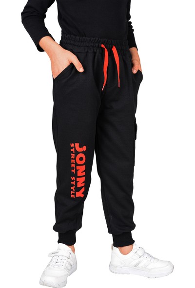 Jonny Kids Siyah Kırmızı Çavuş Modeli