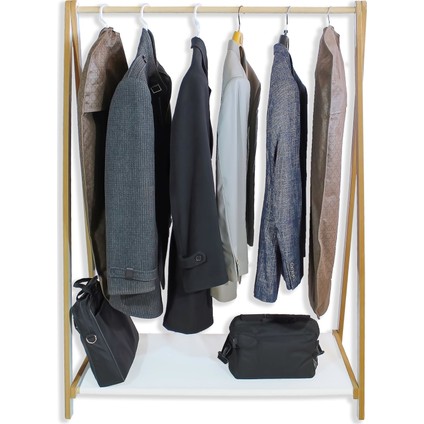 Ayaklı Konfeksiyon Askılık Ahşap Elbise Askılığı Portmanto fiyatları