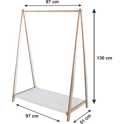 Ayaklı Konfeksiyon Askılık Ahşap Elbise Askılığı Portmanto modelleri