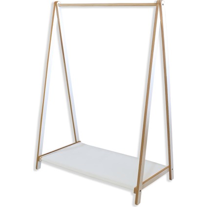 Ayaklı Konfeksiyon Askılık Ahşap Elbise Askılığı Portmanto fırsatları