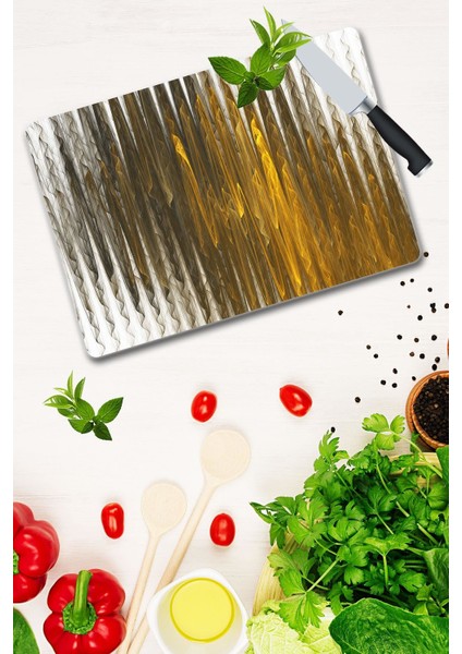 Art Desenli Cam Kesme Tahtası 30 cm x 40 cm fiyatları