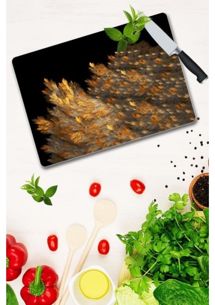 Sonbahar Cam Kesme Tahtası - Cam Kesme Tablası 30 cm x 40 cm fiyatları