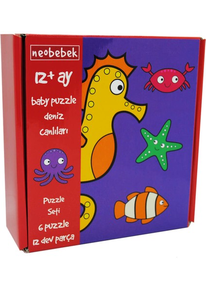 Baby Puzzle - Deniz Canlıları