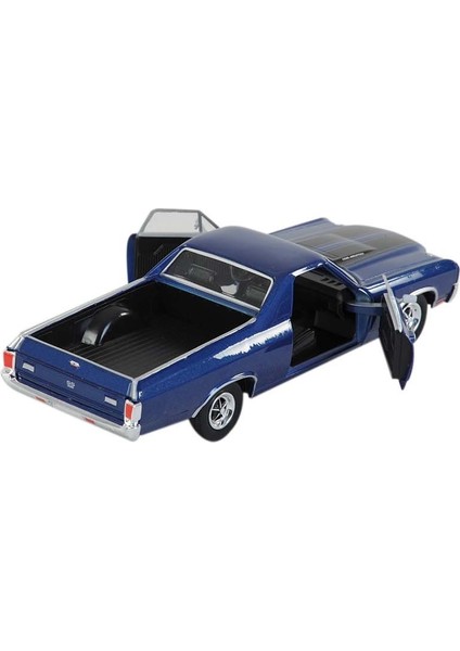 Metal 1970 Chevy El Camino Lacivert 1:24 Ölçek