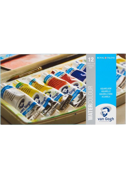 Van Gogh Tüp Sulu Boya Seti 12 Renk x 10 ml Plastik Kutu