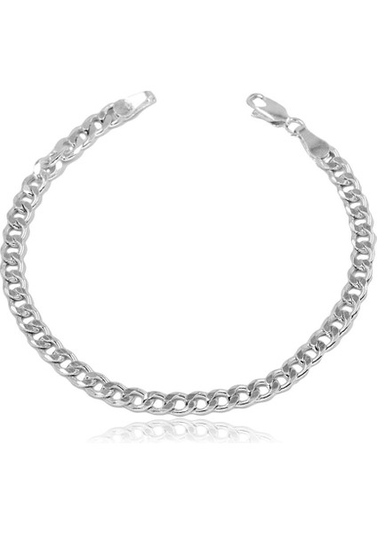 Erkek Gurmet Gümüş Zincir Bileklik 20 cm DBSE4009 fiyatları