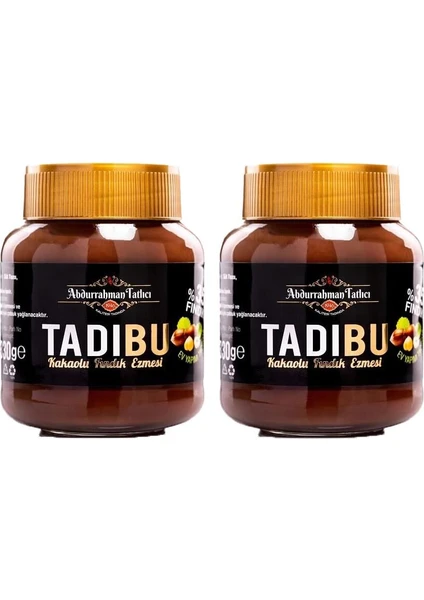 Abdurrahman Tatlıcı Tadıbu Kakaolu Fındık Ezmesi 330 gr x 2