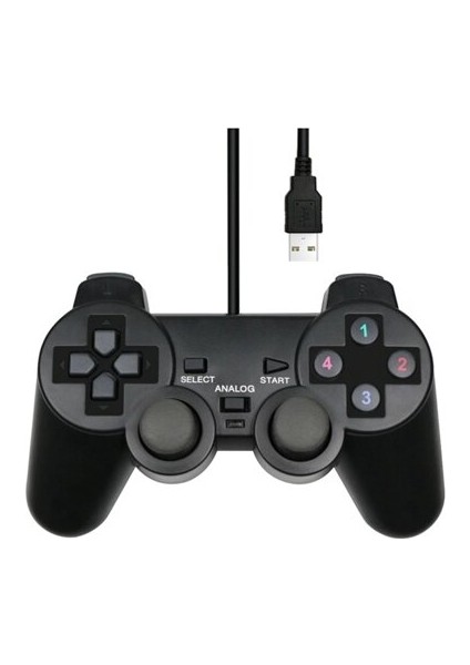 Analog USB Gaming Joystick Oyun Kolu Titreşimli