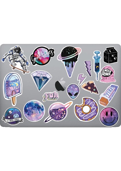 Galaksi Laptop Tablet Stickers