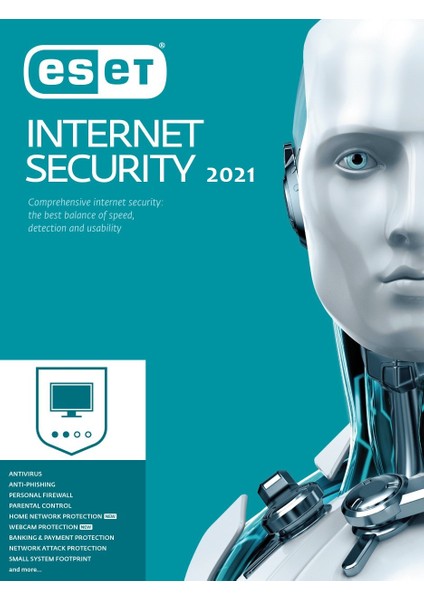 NOD32 & Internet Security 2021 1-3-5-10 Pc Dijital Lisans (Resmi Bayi)