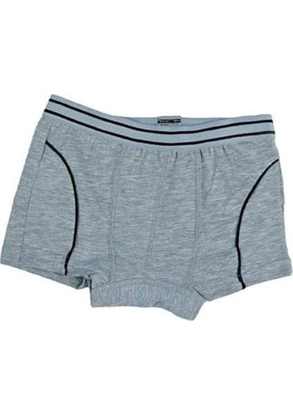 3'lü Paket Biyeli Likralı Erkek Çocuk Boxer modelleri