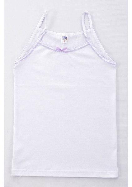 6 Adet Kız Çocuk 0048 Atlet Beyaz fiyatları