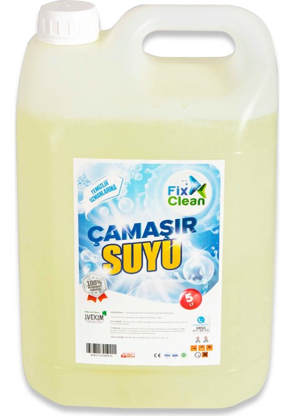 Fix Clean Klasik Çamaşır Suyu 5 Lt