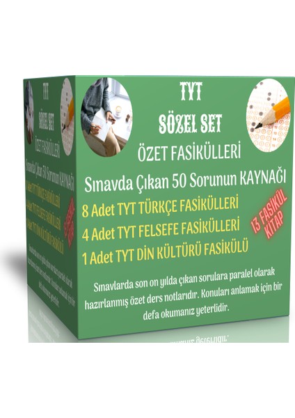 TYT Sözel Set Özel Fasikülleri (13 Fasikül Kitap)