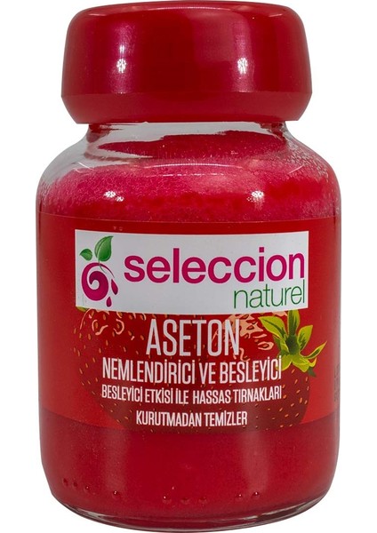 Naturel Süngerli Aseton Çilek Kokulu 75 ml